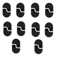 10 Replacement Magic Massage Stickers Electrodes Pad For Youpin LF Leravan TENS Pulse Electrical Full Body Relax Muscle Massager