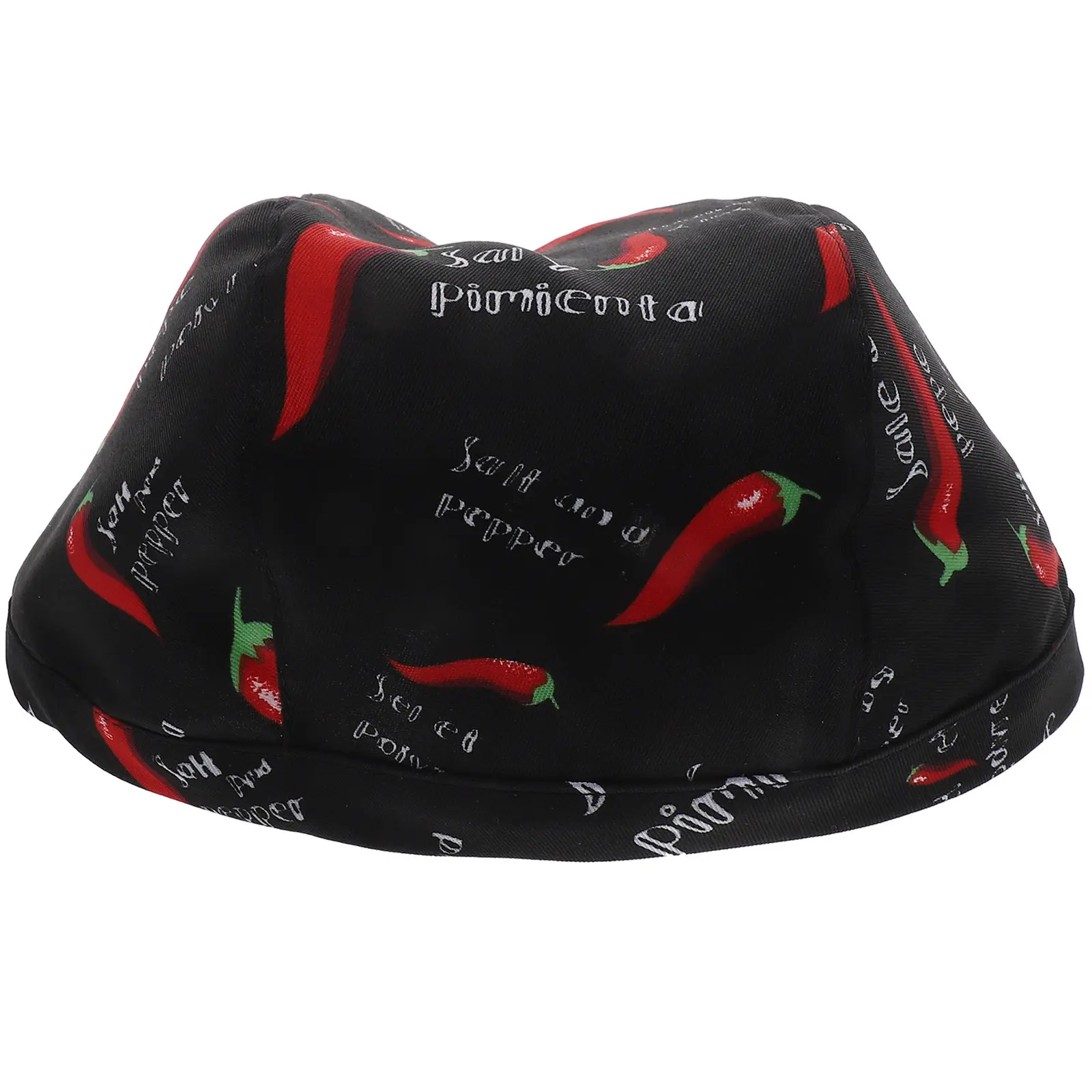 

Creative Chili Design Kitchen Chef Hat Comfortable Cooking Cap for Restaurant Waiter Working Use Hair Restraint Cap
