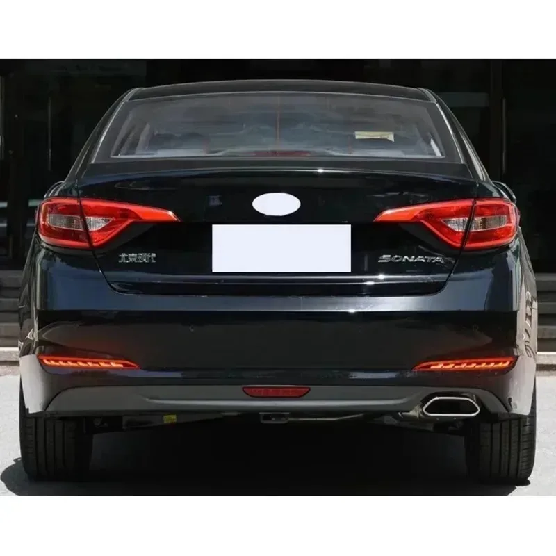 

New for 15-17 Models Modern Sonata Nine Brake Tail Light with Turn Signal Fog Light 1pcs Tat Modern Sonata Nine Rear Bar Light