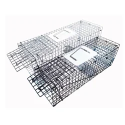 S M L XL Humanized Folding Catch and Release Live Wildlife Traps Rabbit Weasel Cat Squirrel Fox Trap Cage Small Animal Trap