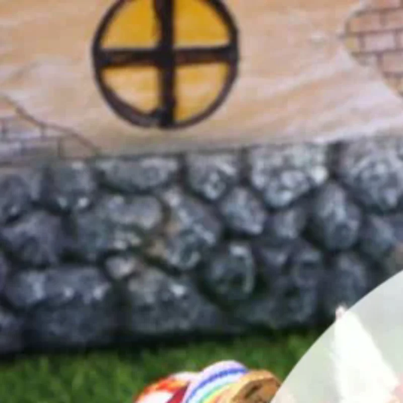 Encantadora estatuilla de burro negro con arnés de rayas coloridas y cascabel, decoración de escritorio para el hogar o la Oficina, estatua interior para sala de estar