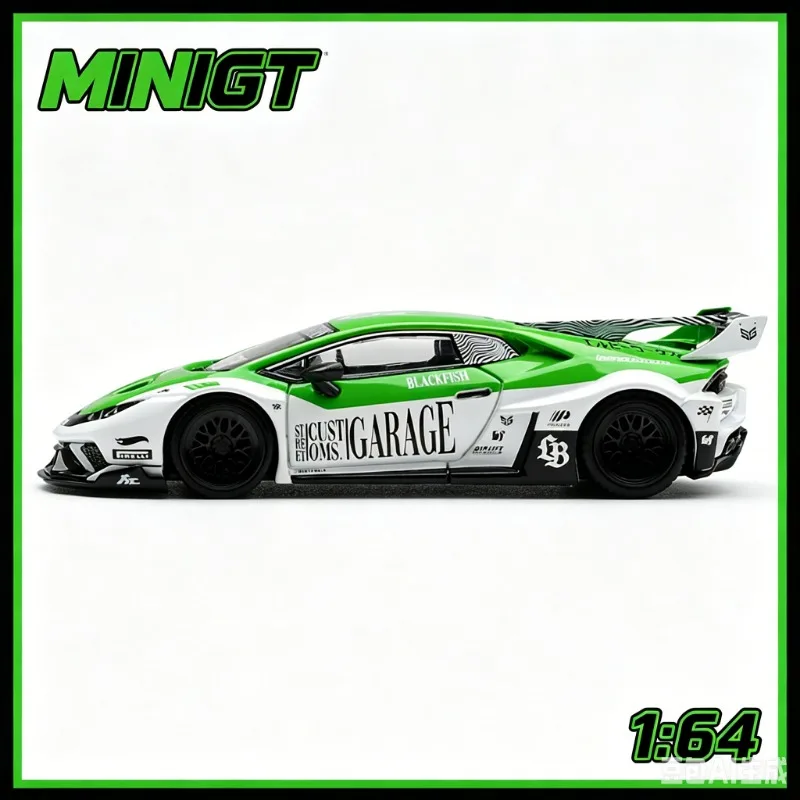 

MINIGT 1:64 Lamborghini Huracán Die Casting Alloy Simulation Car Model Collection Souvenir for Boys' Favorite Gift Birthday Gift