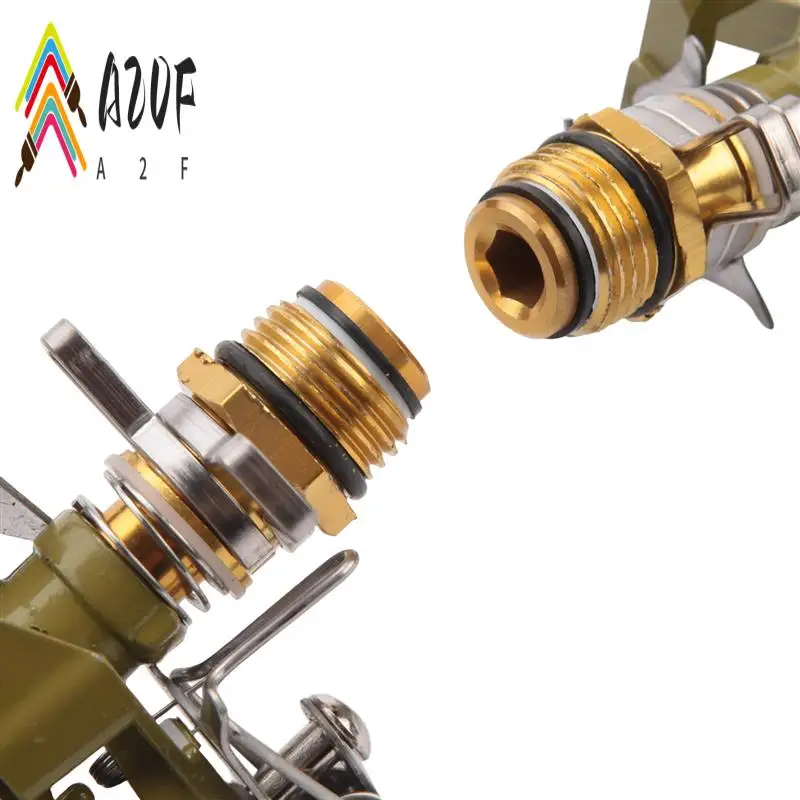 

A20F-4Pcs 1/2 Inch Heavy Duty Impact Sprinkler Head Perfect For Watering Large Gardens Hose End Sprinklers Watering Tools