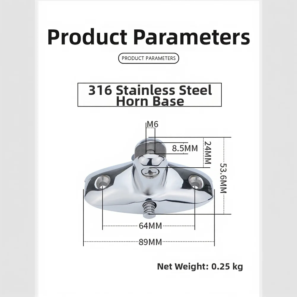 

Yacht Canopy Marine Hardware Canopy Connector 316 Stainless Steel Easy Installation Weather Resistant Boat Canopy Installation