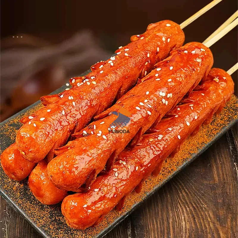 Commercial Gas Crispy French Hot Dog Maker 18 Grids Lolly Stick Baking Machine Sausage Grill Snacks Maker