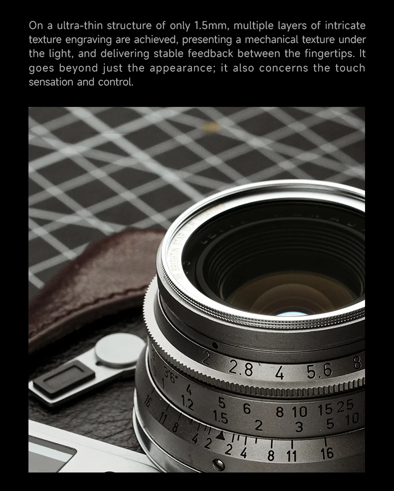Brightin Star AERO Messing-UV-Filter für 39/43/46/49/52/55/58/62/67/77/82 mm Fujifilm Canon Sony Nikon Leica Objektivfilter – Detail 25