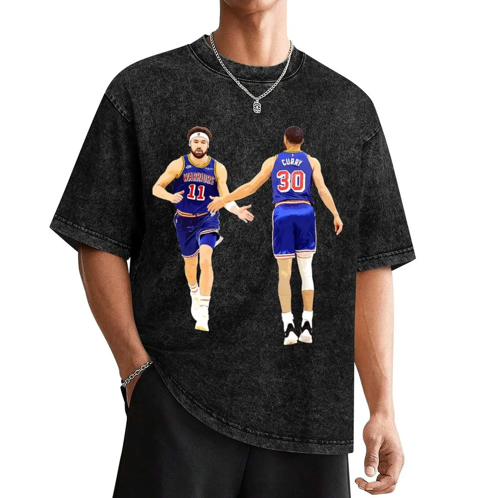 Брызговики Brother Klay x Карри Clas, винтажные футболки, футболки с рисунком аниме фигуры, футболка, кавайная одежда, мужская тренировочная рубашка
