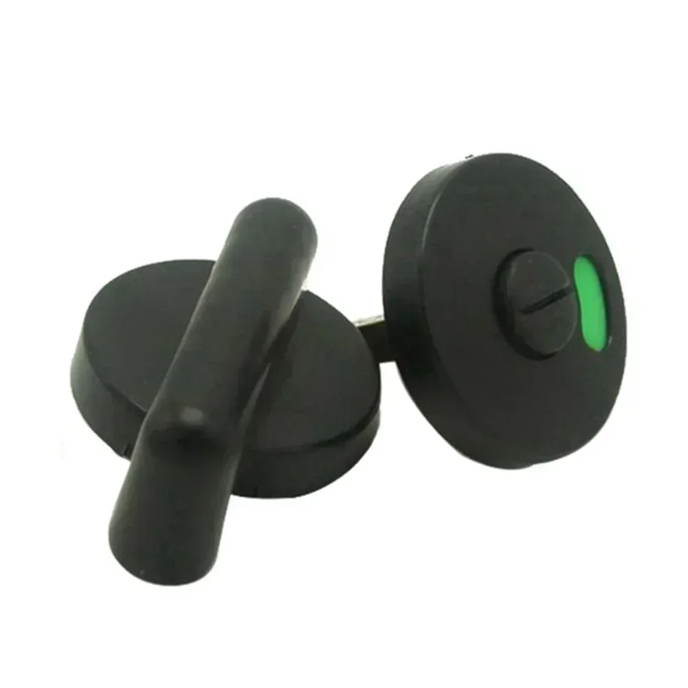 1pc Universal Nylon Plastic Privacy Toilet Shower WC Plastic Black Door Lock Latch Vacant Brand New High Quality
