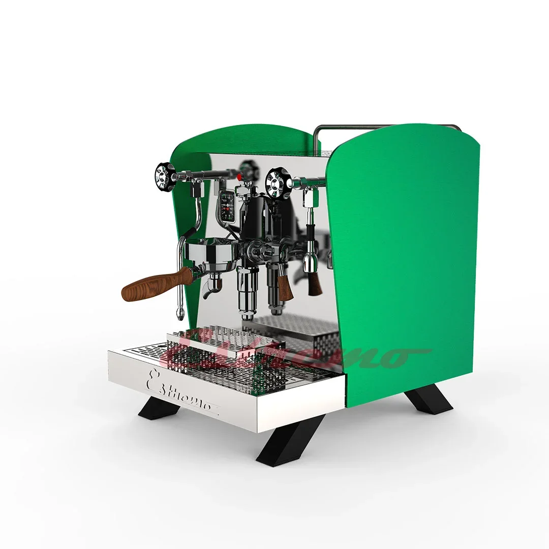 Macchina per caffè espresso professionale a gruppo singolo con pompa rotativa