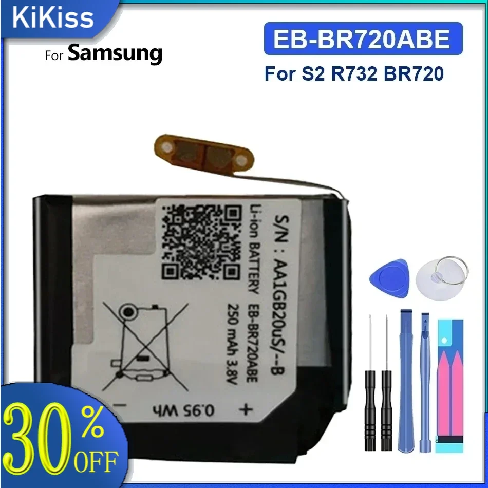 EB-BR720ABE 250Mahbattery For Samsung Watch Gear S2 S 2 Classic R732 BR720