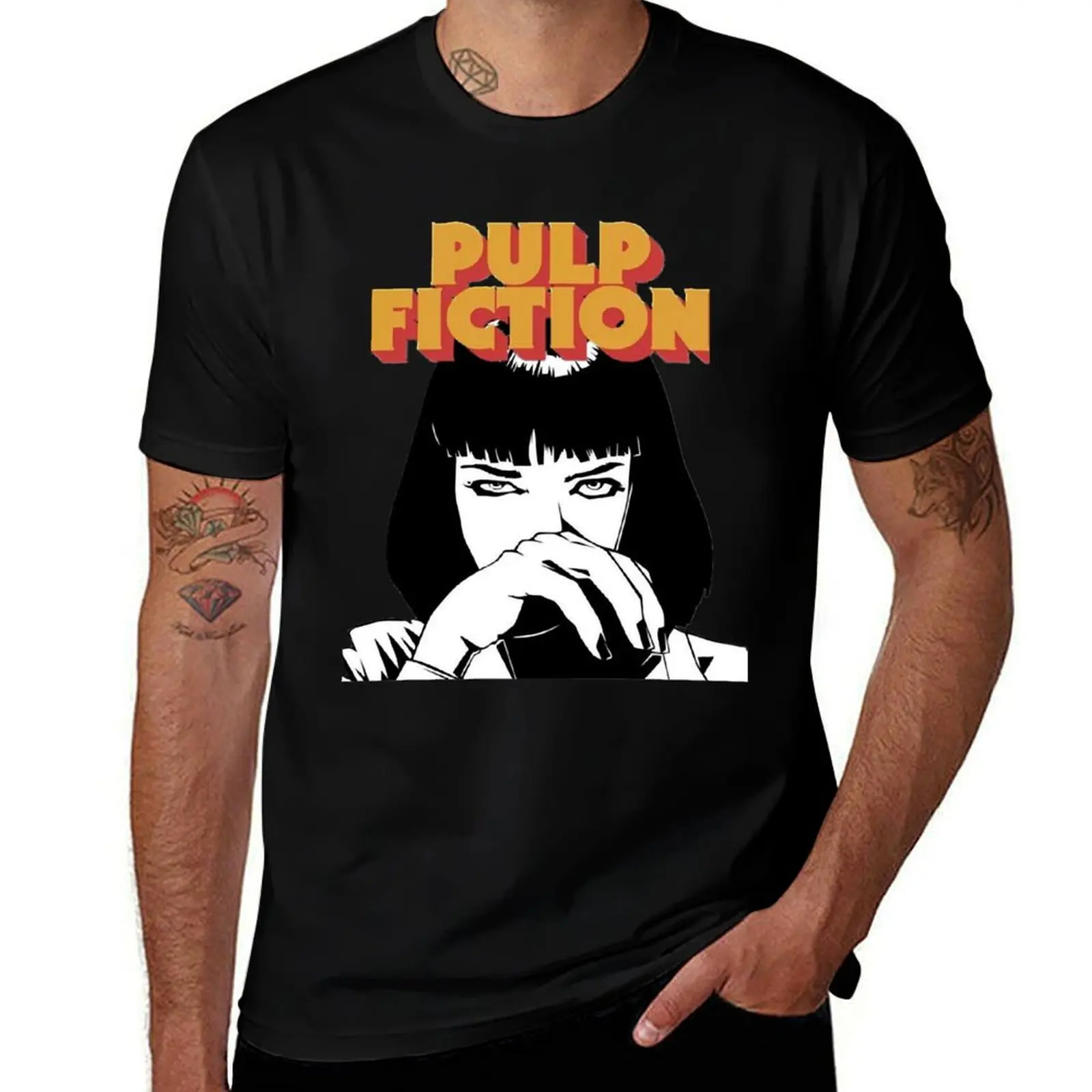 

dark Tee man t high Pulps humor t man t Fictions for shirt cotton shirts shirt T-Shirt quality funny