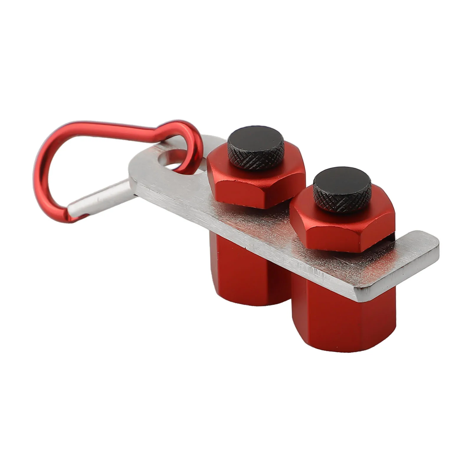2Pcs Red Aluminum Alloy Tall Stair Gauges Framing Square Stops Clamp Jigs For Woodworking Rafter Layout Tool Accessories