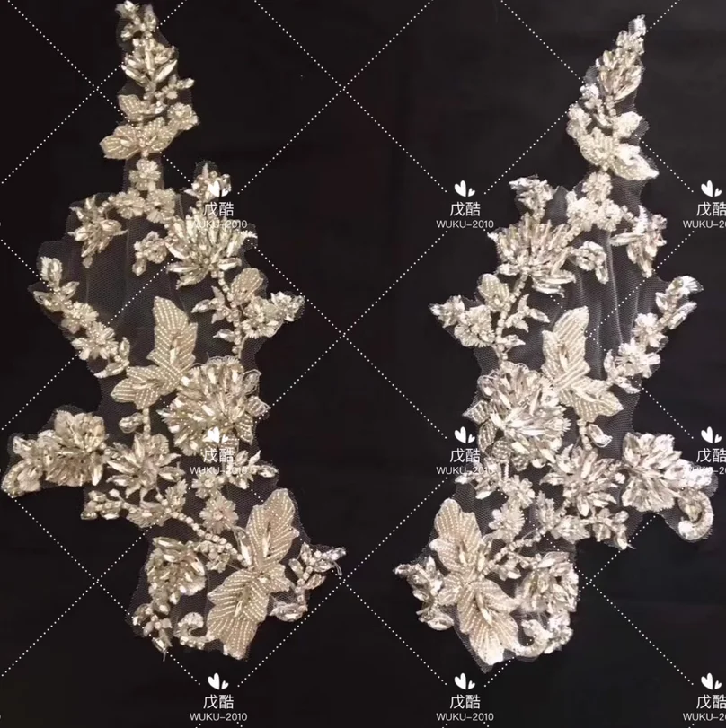 

Ручная работа со стразами и кружевом, свадебное платье с цветком, танцевальный костюм, декоративные аксессуары для мамы, сделай сам