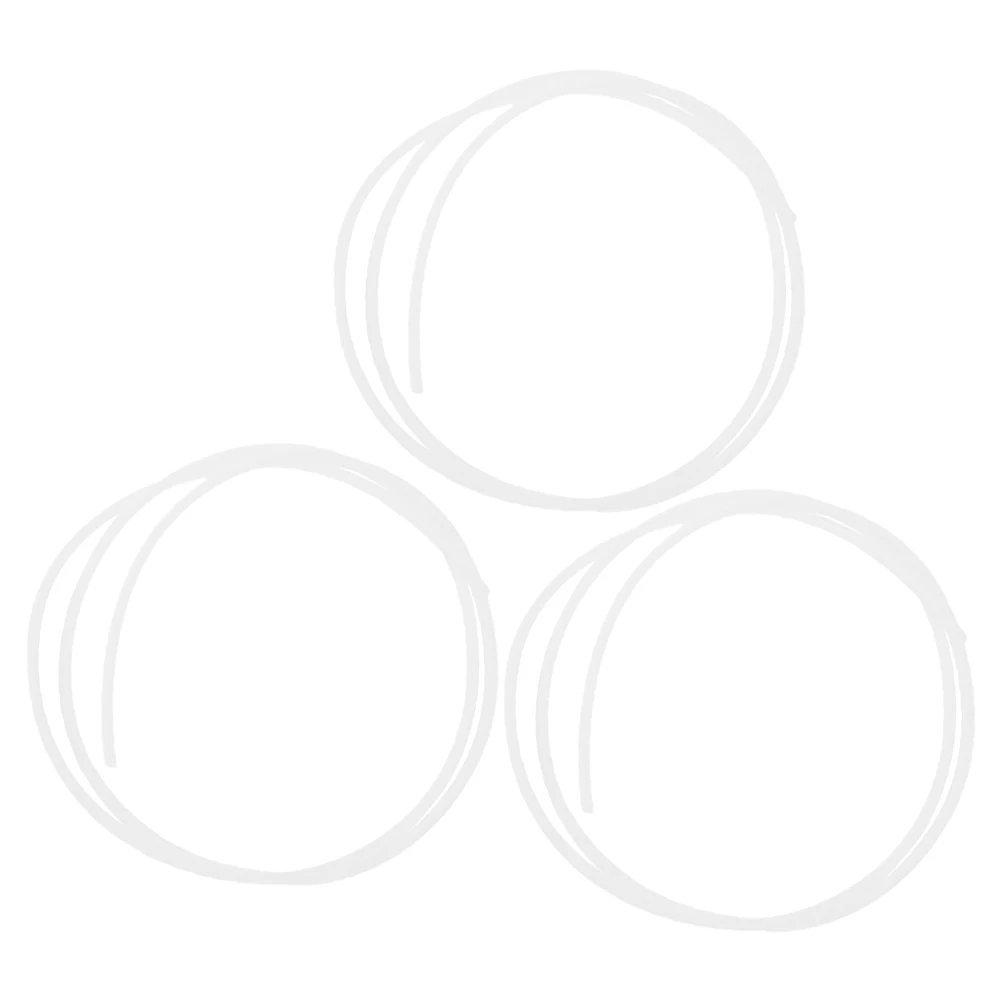 

3 Pcs 3D Printer Guide Tube Flexible Ptfe Tubing Hose Connector Compatible ABS Suitable Makers Institutions