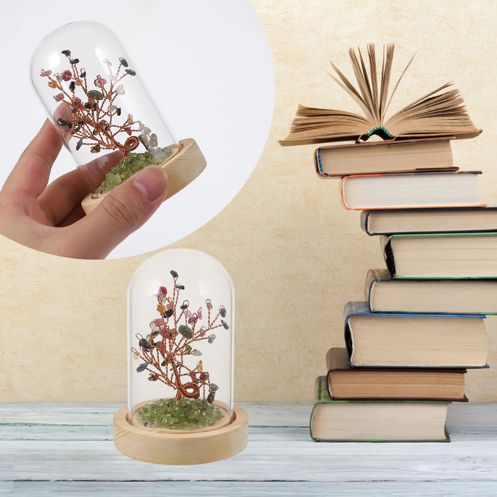 

Crystal Money Tree Feng Shui Healing Ornament Desktop Home Office Decor Wealth Crystal Tree Of Life Tumbled Gemstone