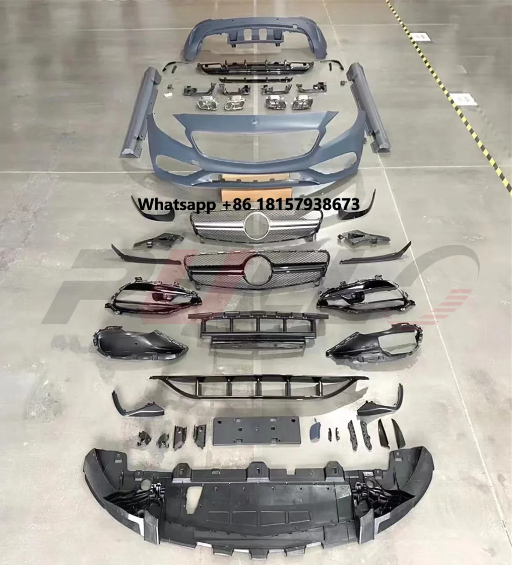 

New High Quality ABS Plastic Body Kit for Benz a Class W176 2013-2018 to AMG Style Body KIT Include Front Bumper Assembly