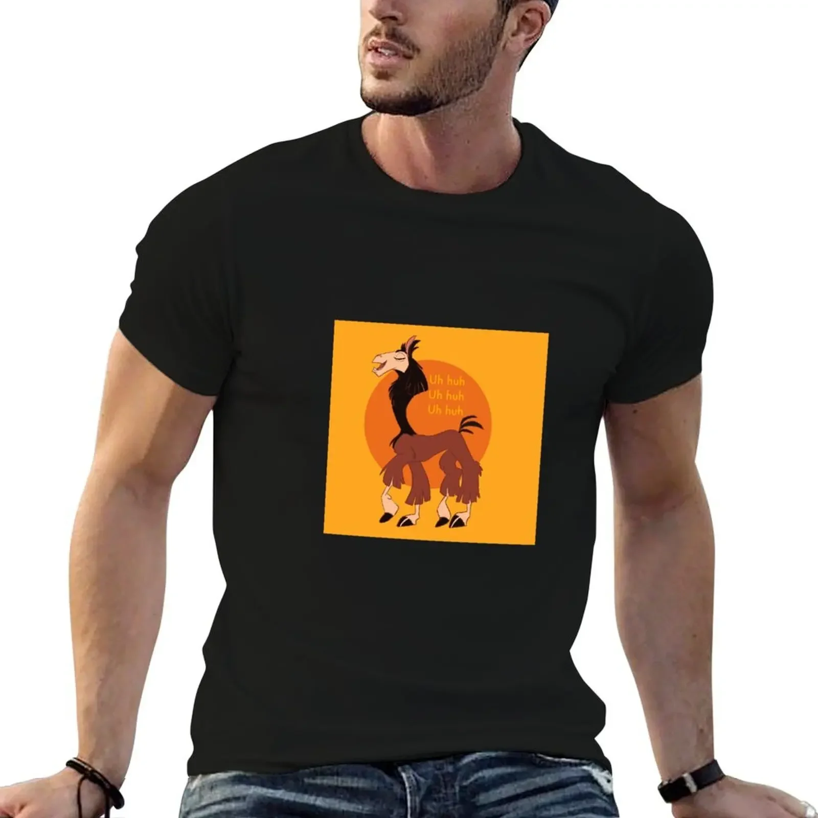 

Kuzco- uh huh uh huh uh huh T-Shirt shirts graphic tee T-shirts man anime T-shirts for men cotton