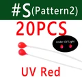 20PCS P2 S rojo