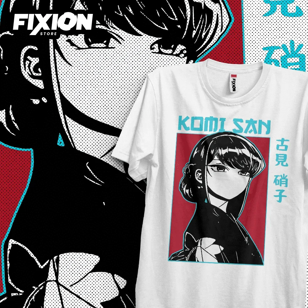 Camiseta Para Anime Komi San # 1 – Camiseta Mange N/Febrero 2023 (blanca)