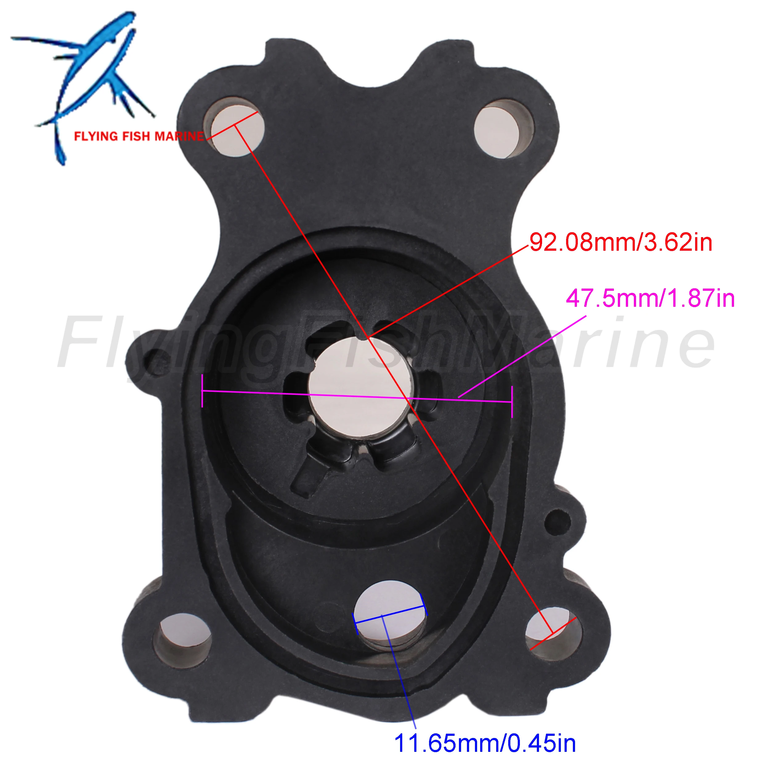 Outboard Engine 66T-44311-00 T40-04000201 Water Pump Housing for Yamaha Parsun HDX 30HP 40HP E40X