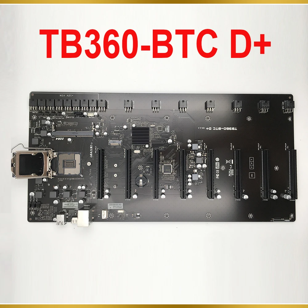 

For Biostar Mining Motherboard Multiple Graphics Card Professional TB360-BTC D+