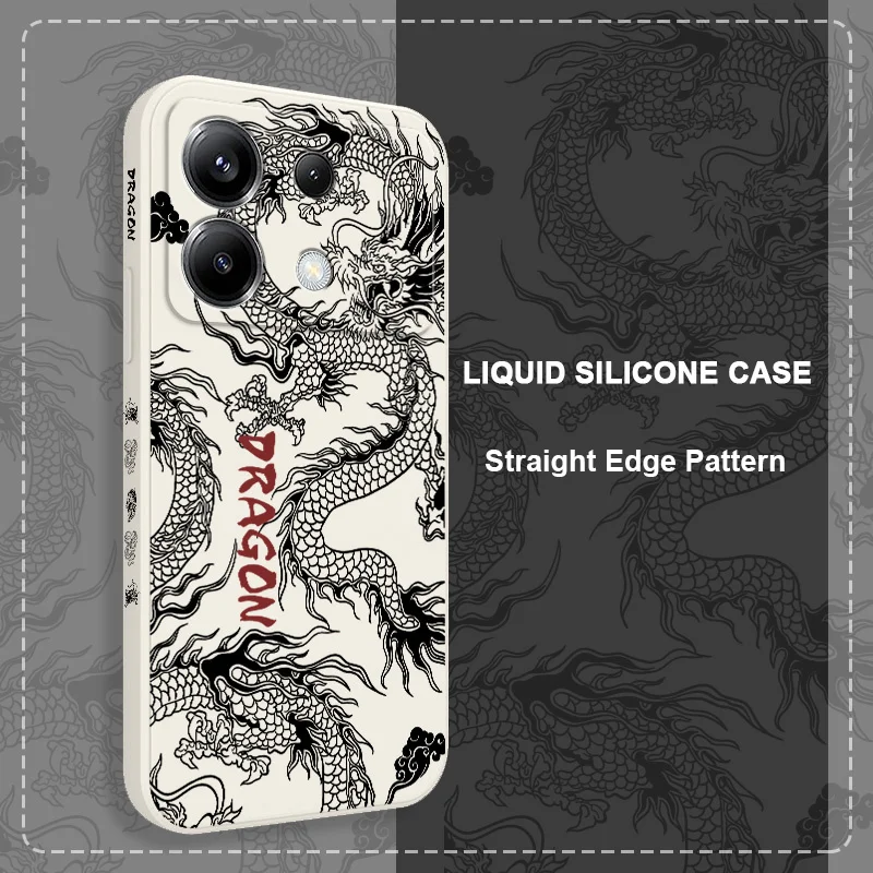

Devil Dragon Phone Case For Xiaomi Poco F7 X7 X6 F6 M6 M5 M5S F5 X5 F4 X4 M4 F3 M3 X3 Pro 4G 5G GT Silicone Cover