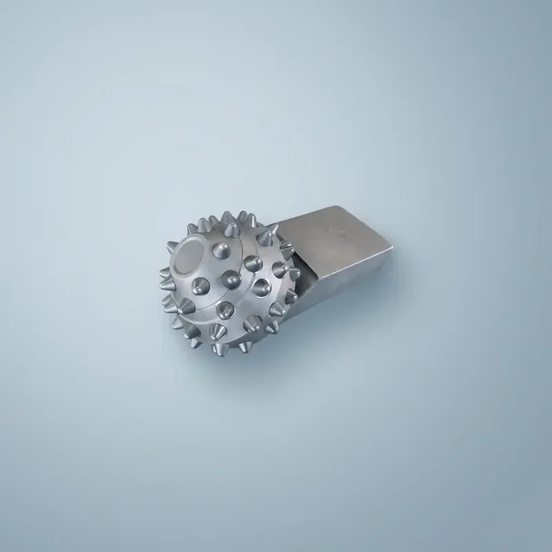 Tungsten-Cobalt Alloy Drilling Roller Bit Single Cone Ore Mining Forged Equipment 119mm Diameter ISO9001 Certified 1 Piece