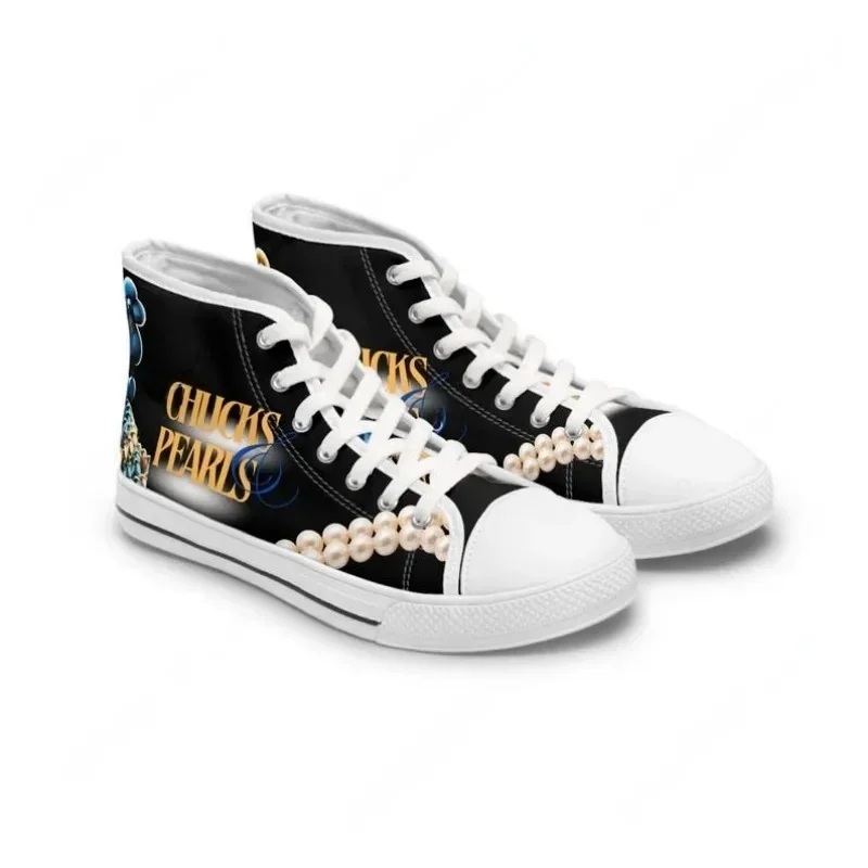 

Kamala Harris Gold and Blue Women's High Top Sneakers