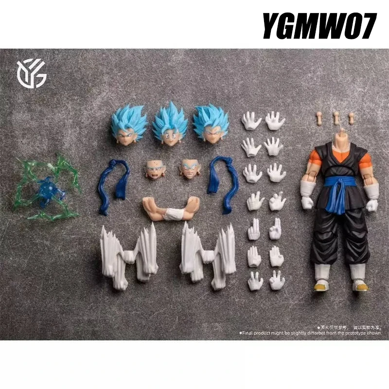 YG-mw Studio Vegito Figuur Dragon Ball SHF Super Saiyan God Vegito Vegetto Anime Actiefiguren Beeldje Model Kinderen Geschenken speelgoed