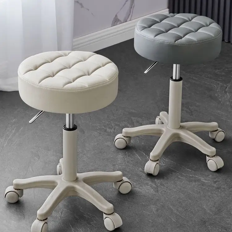 

Beauty Salon Special Rotary Lifting Pulley Stool Hairdressing Chair Barber Shop Home Nail Round Stools Ottomans Bench Furniture