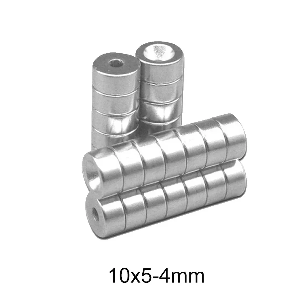 10x5-4 Stong Neodymium Magnets Disc 10x5 mm Hole 4mm Minor Diameter Magnet Round Countersunk Magnetic 10*5-4 mm 10*5