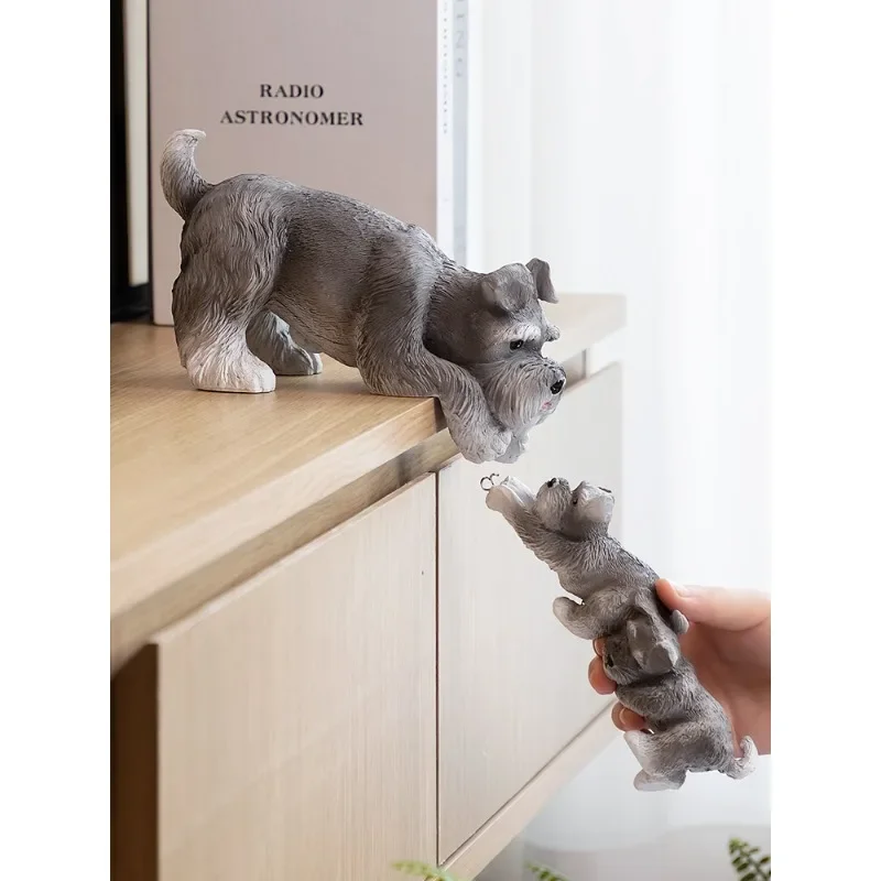 Gathering puppy table ornaments, hallways, living rooms, bedrooms, home resin decorations, animal knick-knacks, gifts