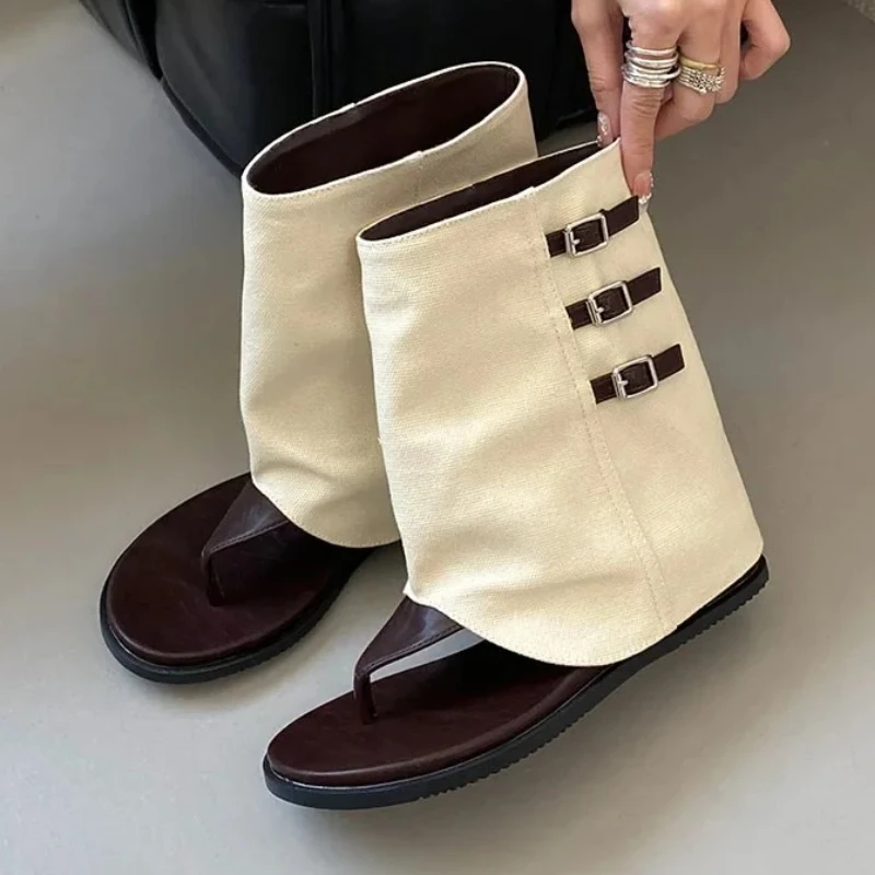 

Удобные ботильоны с застежкой на носок, женские модные летние ботинки с круглым носком и пряжкой, элегантные брендовые дизайнерские современные ботинки Botas Para Mujer