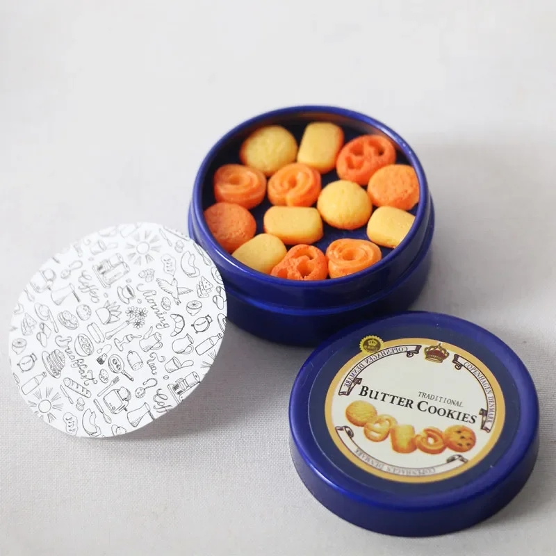 Charming Doll Accessories - Danish Butter Cookies Blue Tin Box