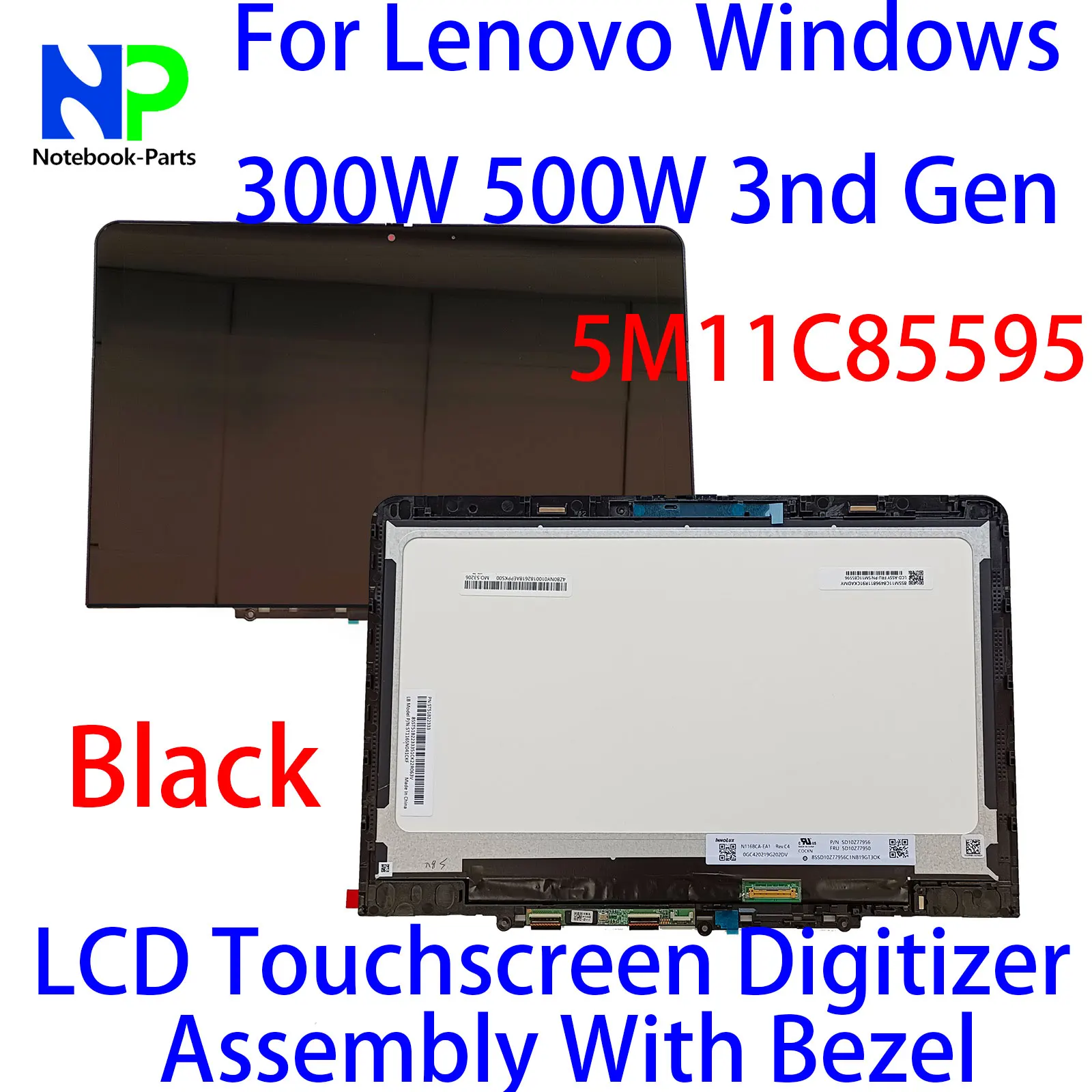 Original New For Lenovo Windows 300W 500W 3nd Gen 11.6