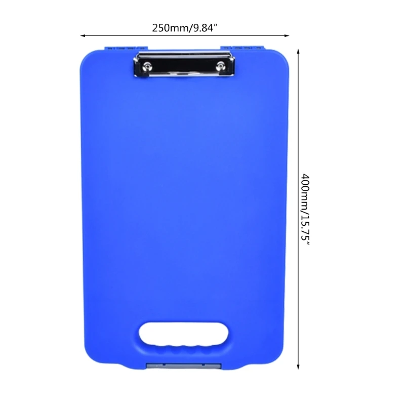 Multifunctional File Folder with Clipboard and Pen Box File Case for Hospital