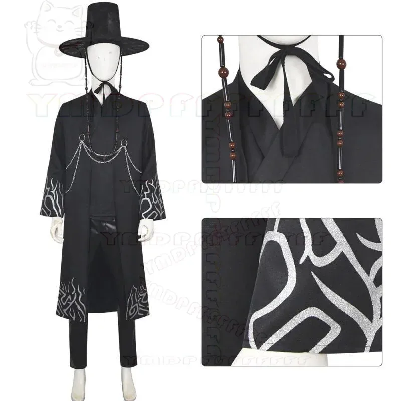 

Cy2025 Halloween Anime Devil Saga Devil Baby Zhenyu Boy and Girl Role Playing Costume 2025 Hunter Fantasia Coat Pants Bracelet