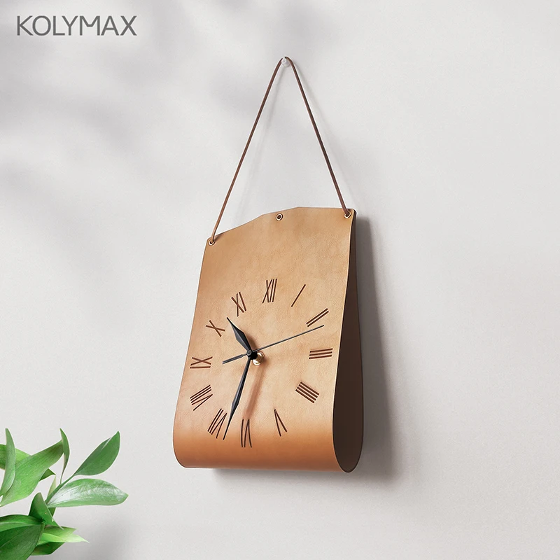 

Original Nordic wall clock art decoration cute home clock decoration creative wall watch hanging wall living room bedroom withou