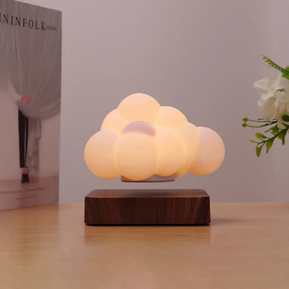 

New Magnetic Levitation Clouds Lamp Creativity Night Light Floating LED Cloud For Birthday Gift Table Lamp Room Decoration Light