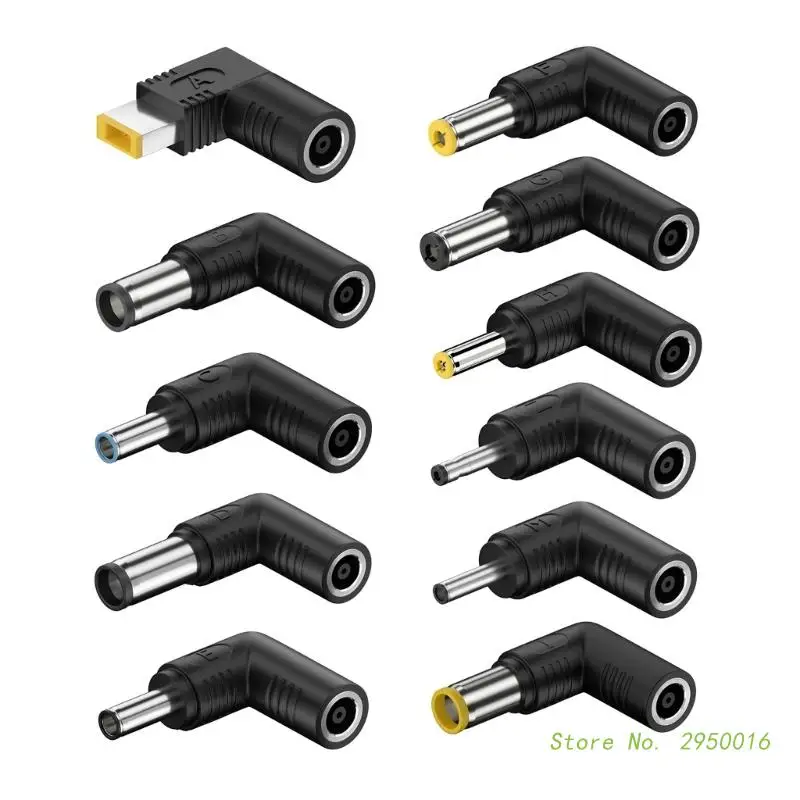 Power Adapter Connector 6.0x3.7 Female to  5525 7406 4506 5521 4017 Jack Plug Charging Converter for Laptop Adapter