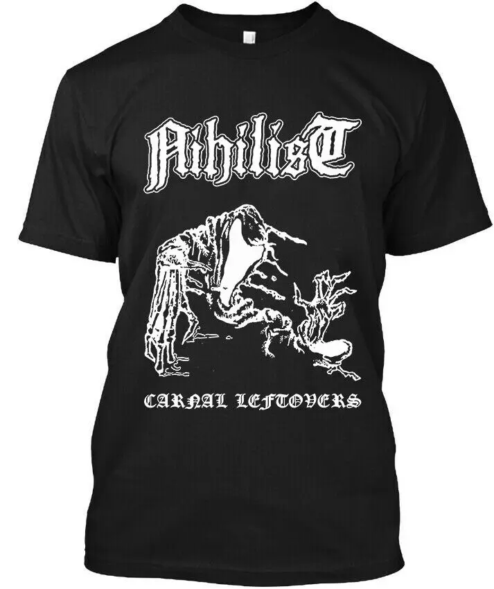 NEW Popular Nihilist Carnal Leftovers Swedish Vintage Art Logo T SHIRT S 4XL