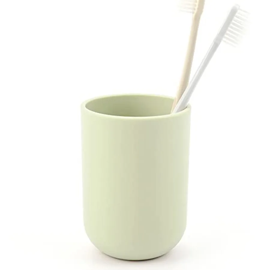Toothbrush-Holder-Cup, Bathroom-Cup, Tooth-Brushing-Tumbler-Drinking-Teeth-Cup, Toothpaste-Countertop-Organizer, Rinse-Cup, Pla