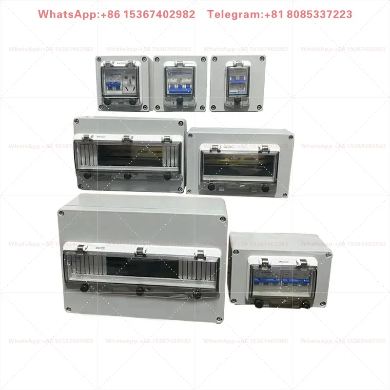 Outdoor cast aluminum air switch waterproof distribution box three-phase 380/220V metal