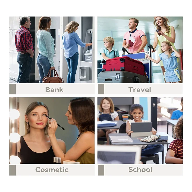 7 Pack Money Bags With Zipper For Cash, Bank Deposit Bags With Zipper Envelope Money Pouch