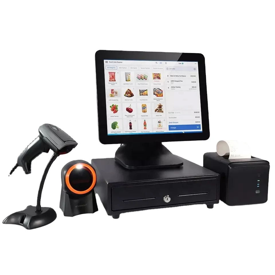 

POS System 15 Inch Windows EPOS Machine POS Terminal Cash Register POS Register Cashier Machine