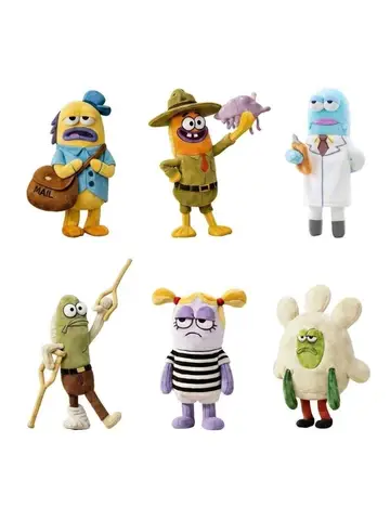 Resmi Orijinal Sünger Bob Kare Pantolon Peluş Oyuncaklar Anahtarlık Bikini Bottom Arkadaşları Komik Peluş Çanta Süsü Kör Paket Çizgi Film Hediyeleri
