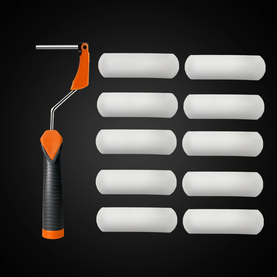 One-Key Disassembly 4' High-Density Mini Foam Roller Set, Easy to Disassemble Without Getting Hands Dirty.