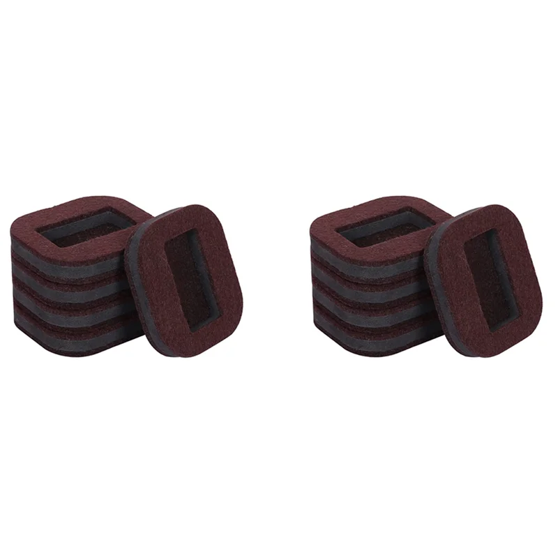 10 stuks meubelwielstopper bedstopper zwenkwielbeker geschikt voor alle soorten meubels op wielen (bruin)