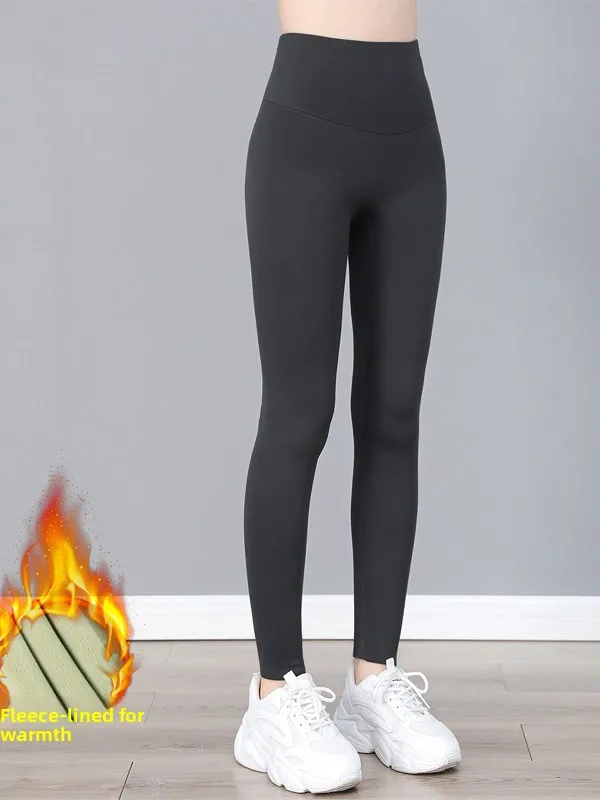 TUCANO ハイウエスト Fce-Lined Thi arkskin パンツ レディース ヨガ フィット パンツ 秋冬新作 Sle 暖かい カジュアル レギンス