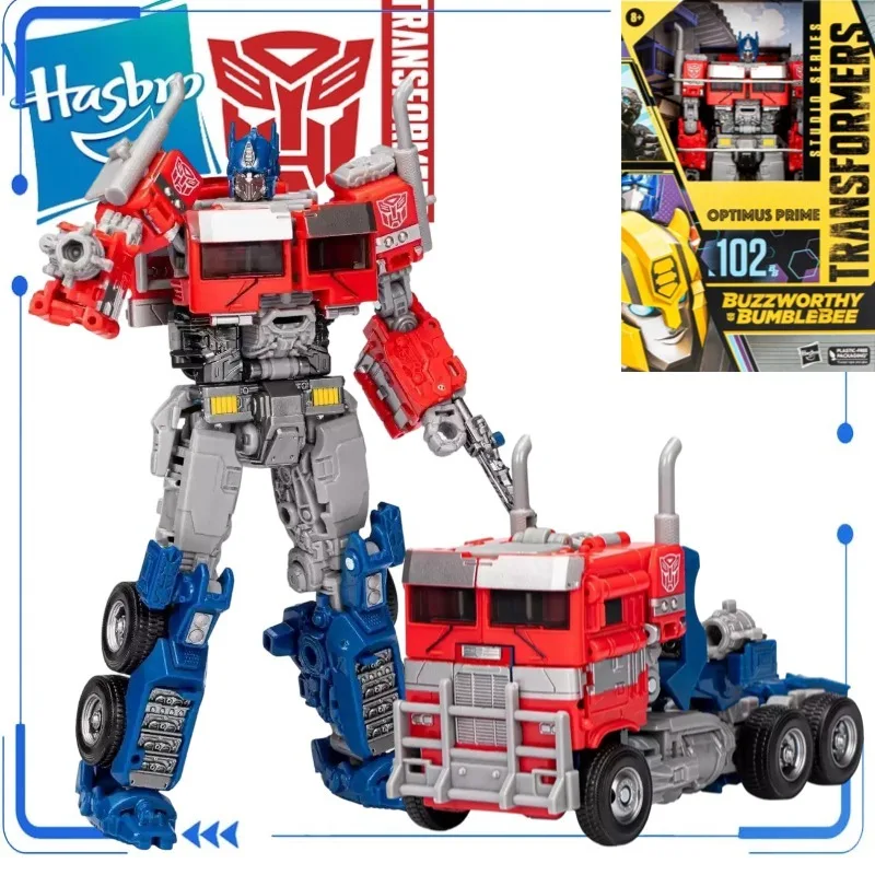 Original Hasbro Transformers Studio Series 102 BB Optimus Prime Buzzworthy Bumblebee Actionfigur Sammler-Roboter Spielzeug auf Lager